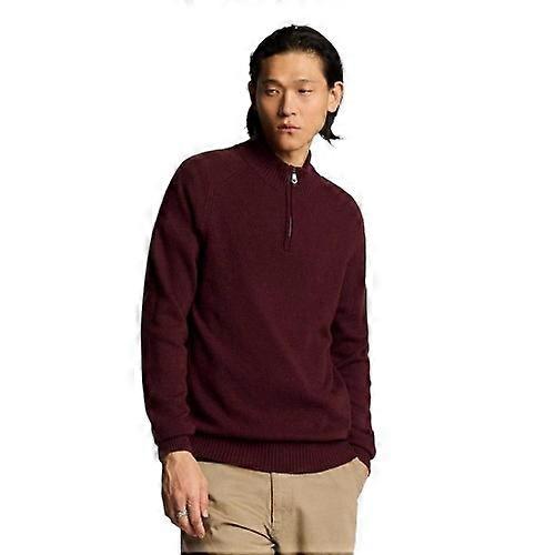 Lyle & Scott Mens Quarter Zip Saddle Sleeve Jumper