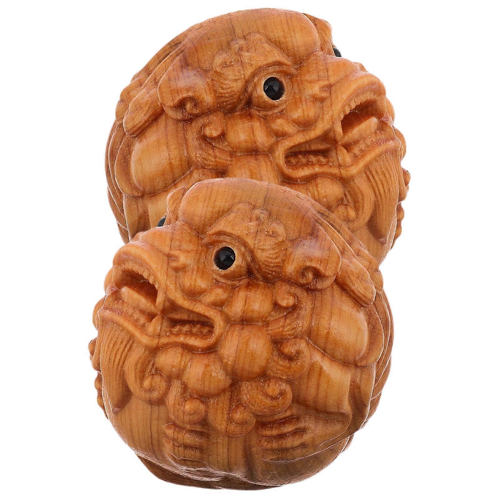 Deep Tissue Massage Wooden Hand Massager Balls for Elderly 8Pcs Pack