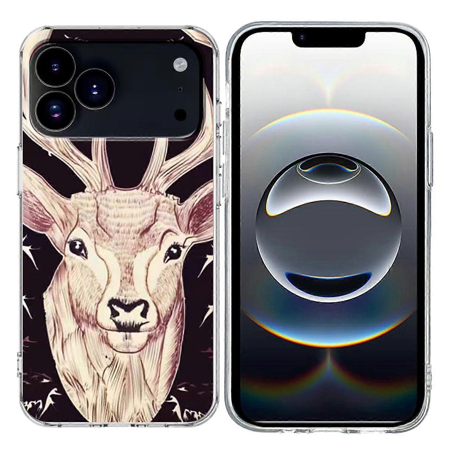 For iPhone 17 Pro Max Case Pattern Printing Cell Phone TPU Back Cover