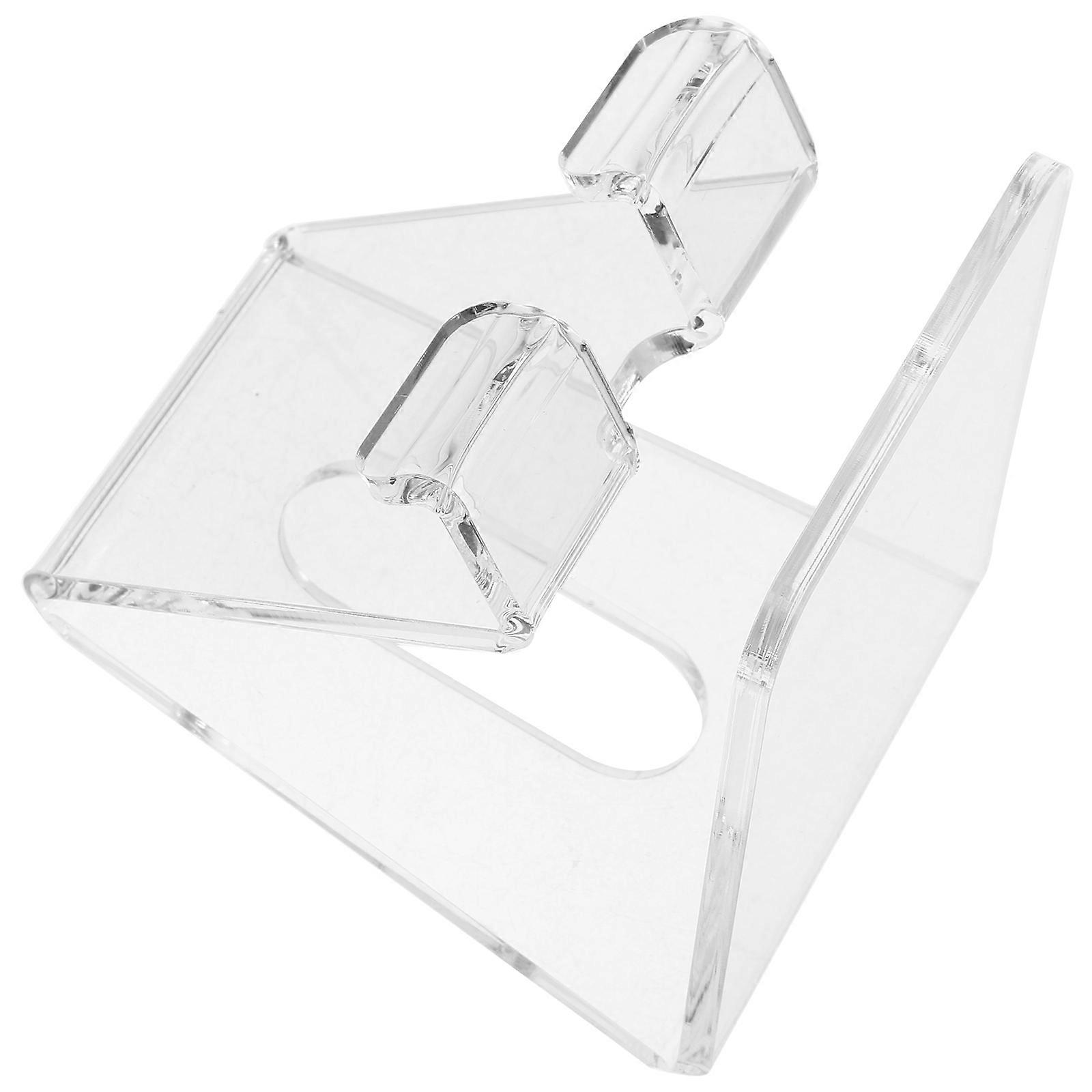 Transparent Phone Holder Acrylic Phone Stand for Storage Use Practical