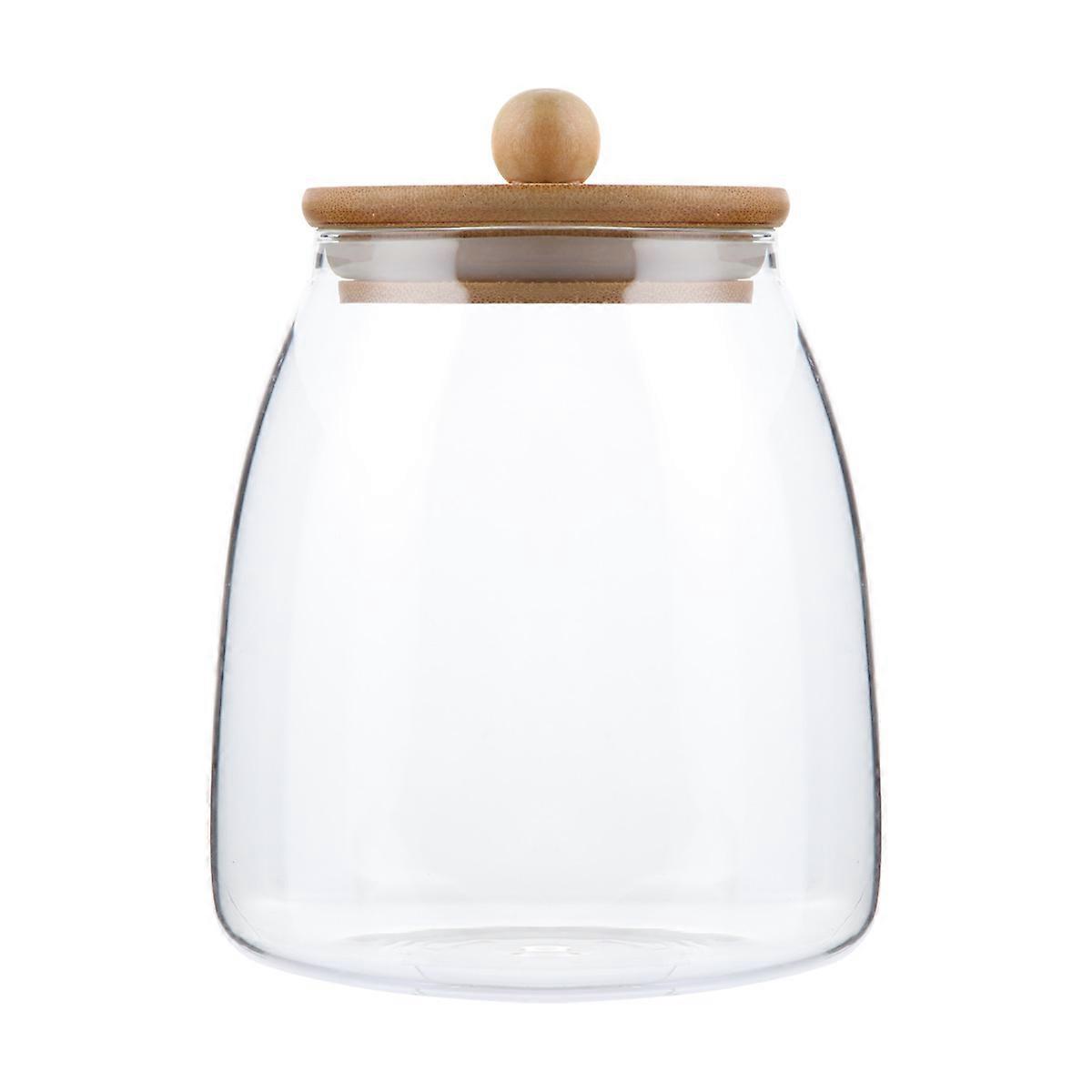 Transparent Storage Pot Practical Storage Jar for Home 2Pcs Sealed