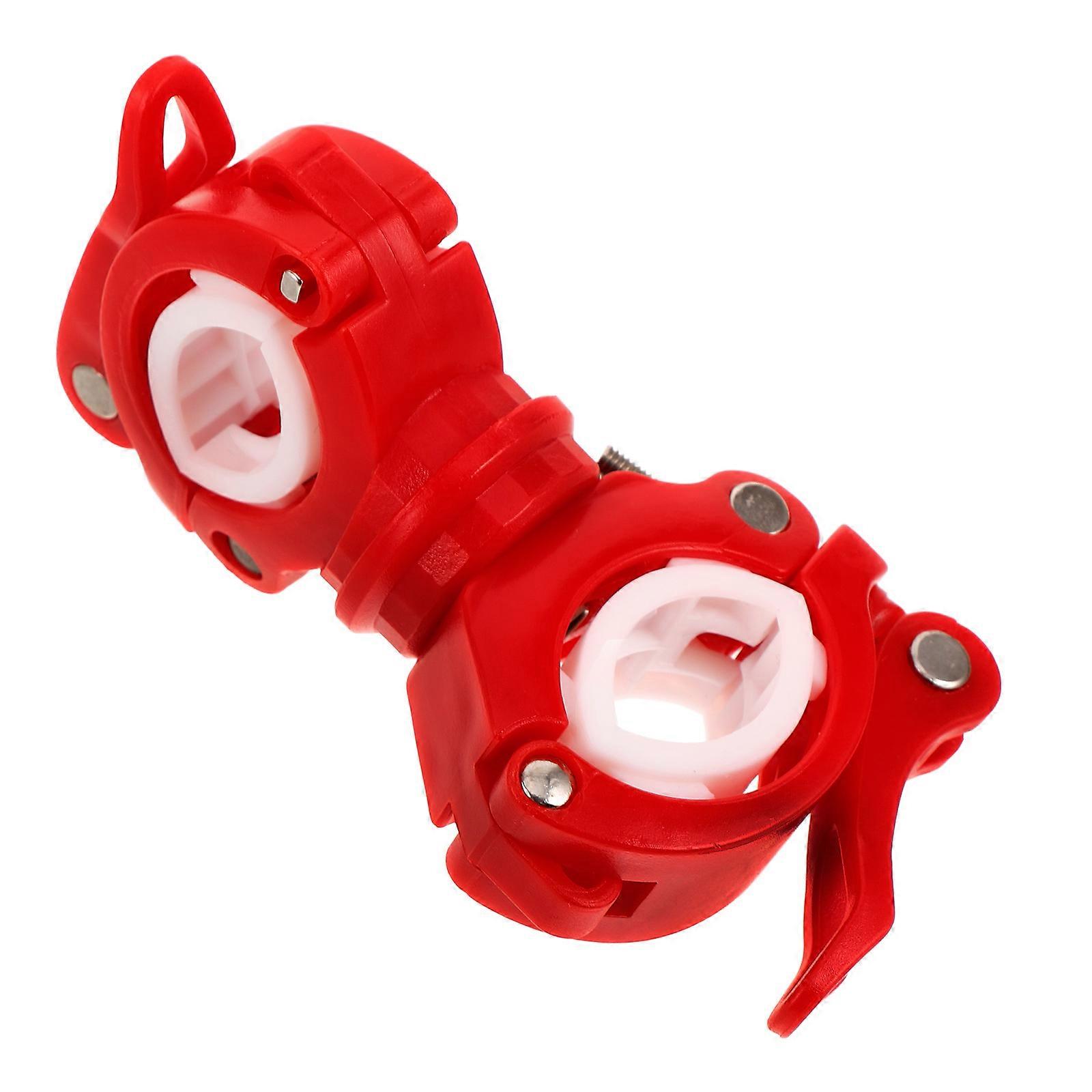 Bike Flashlight Stand Clamp Mount for Bicycle Secure Holding 4Pcs