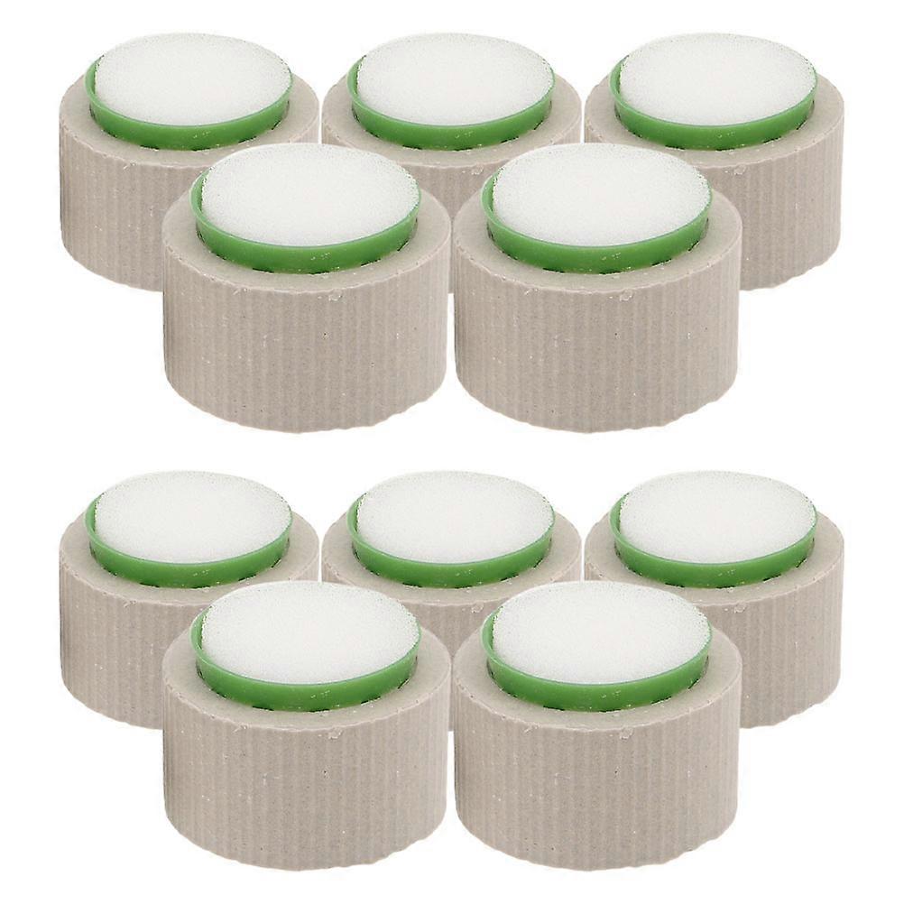 Aquarium Plant Rings Ceramic Holder with Anti Floating Function 40Sets
