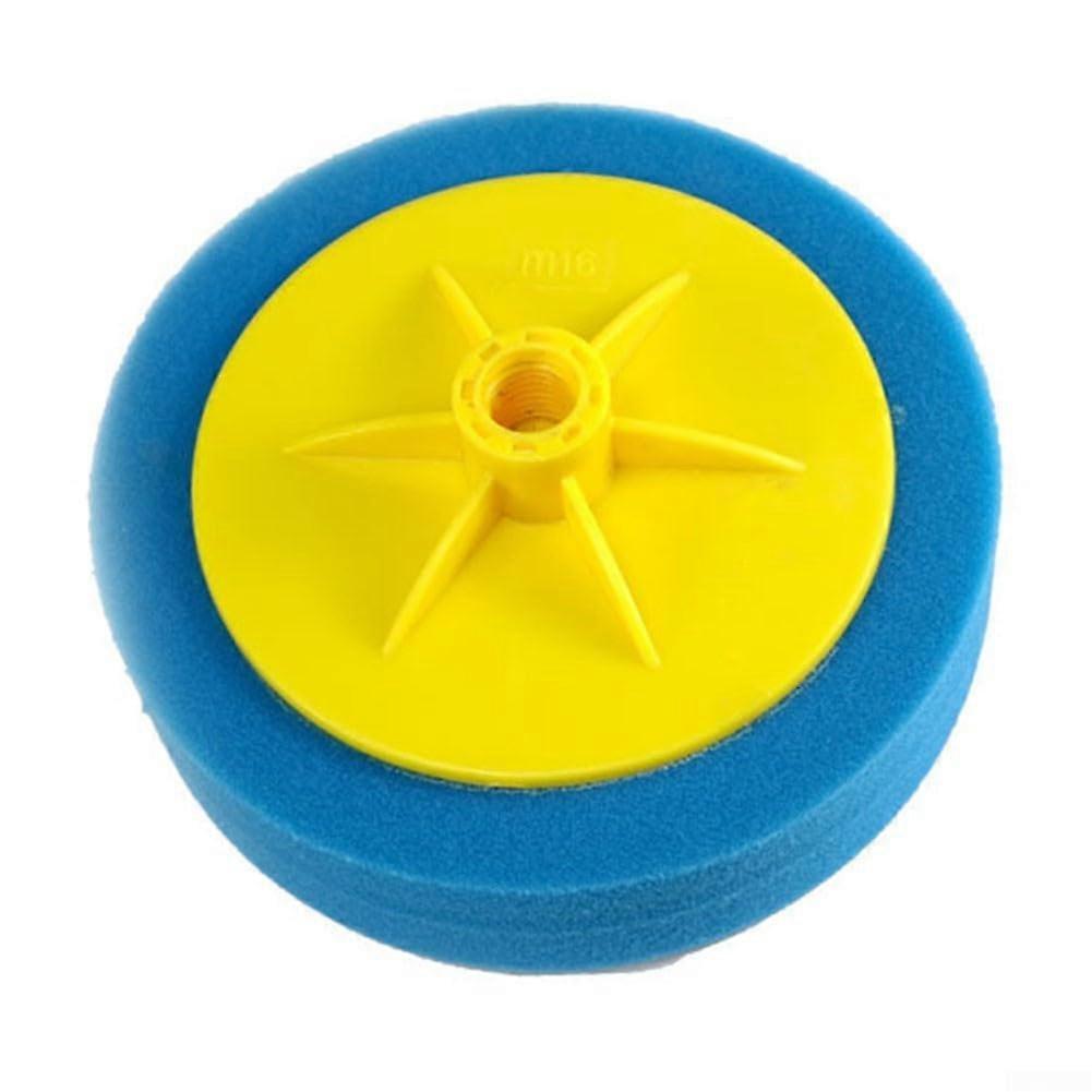 6 Inch Sponge Polishing Disk For M14 Compatible Buffing, Car And Furniture Care, Blue
