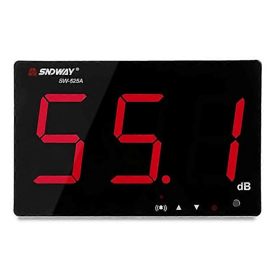 For Sndway Sw525a Wallmounted 30130db Large Screen Digital Display Noise Decibel Monitoring Testers