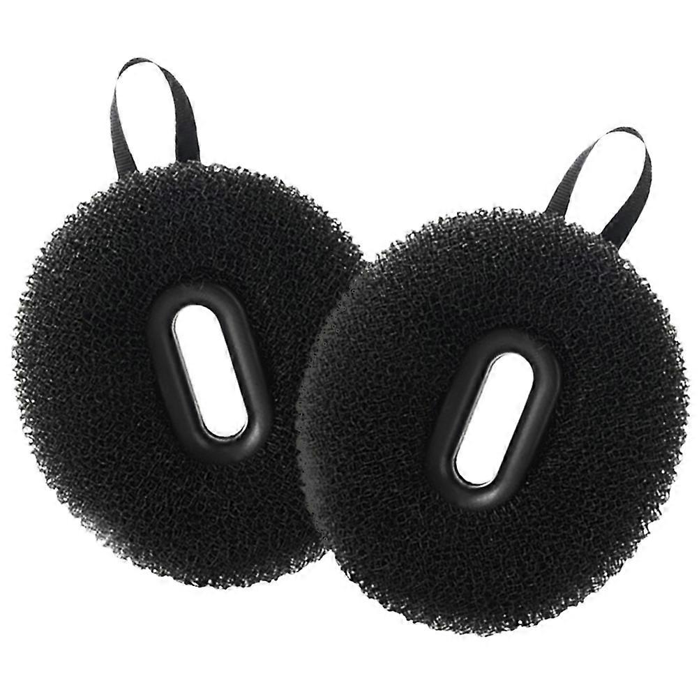 Bath Exfoliating Scrubber Black Shower Accessories for Bath 10Pcs