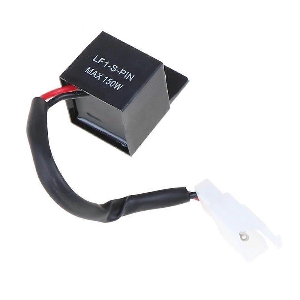 Motorcycle Relay 2Pin 12V Turn Signal Relay, Signal Rate Control, Compatible With Turn Signals