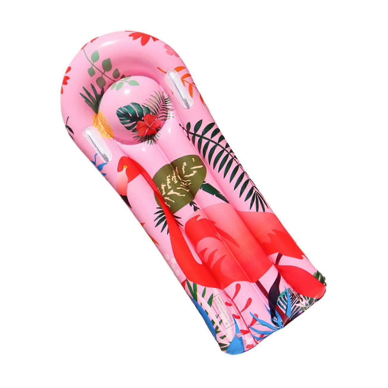 Pvc Inflatable Swimming Bath Floats For Babies Pool Game Lounger Surfboard Style Pink PVC Material Size One
