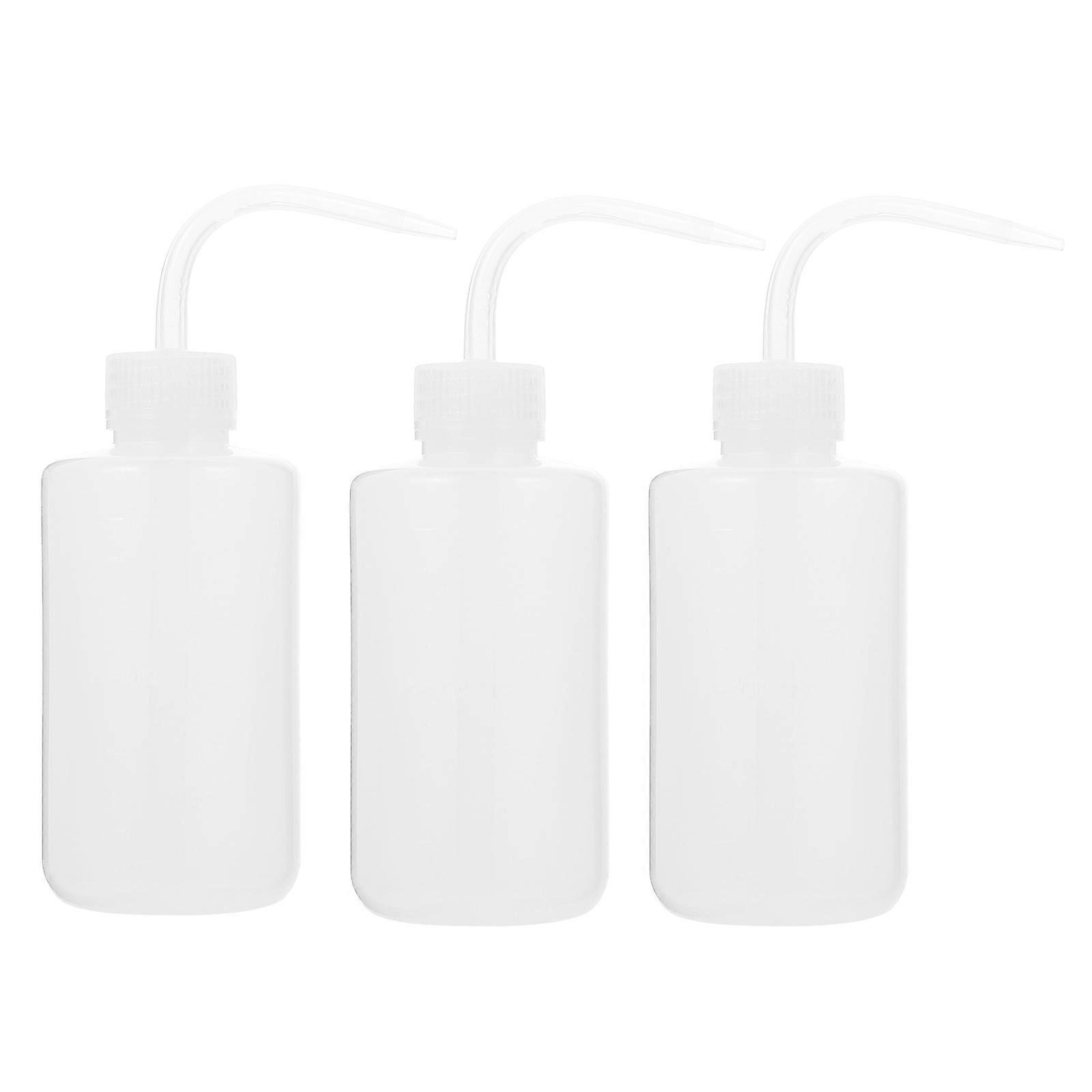 Plastic Empty Bottles Squeeze Bottle for Storage Use 3Pcs