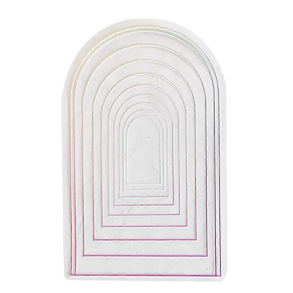 Mojoyce Rainbow Prism Electrostatic Glass Stickers PVC Window Home Decal