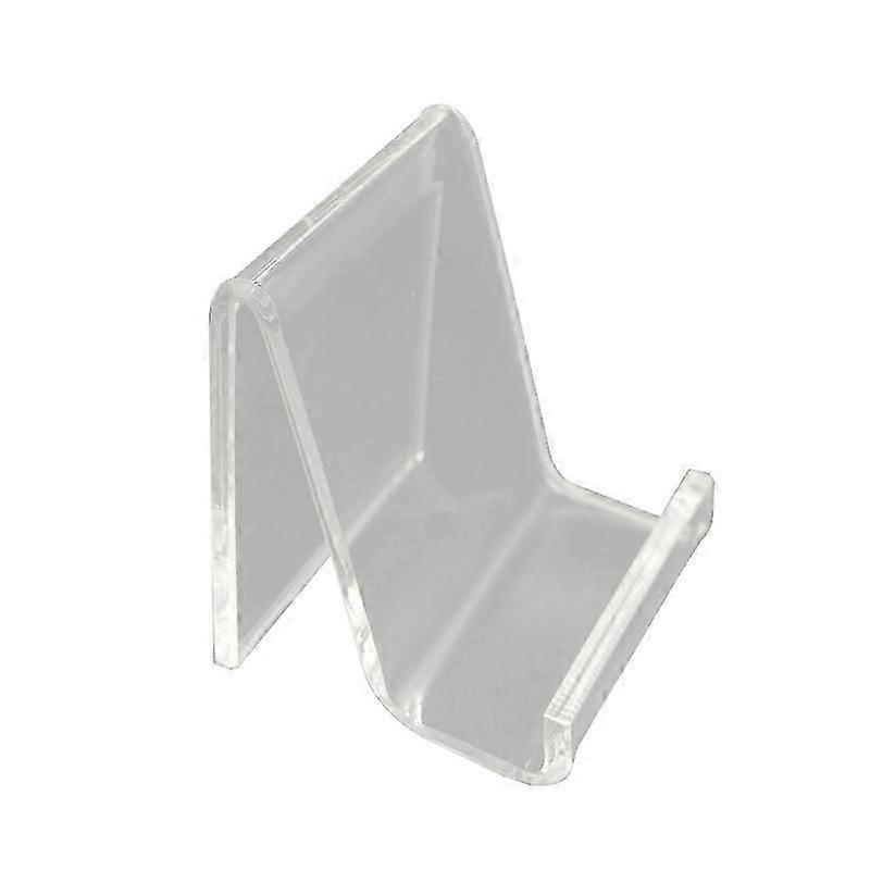 QH-040 10 PCS Acrylic Transparent Mobile Phone Display Stand