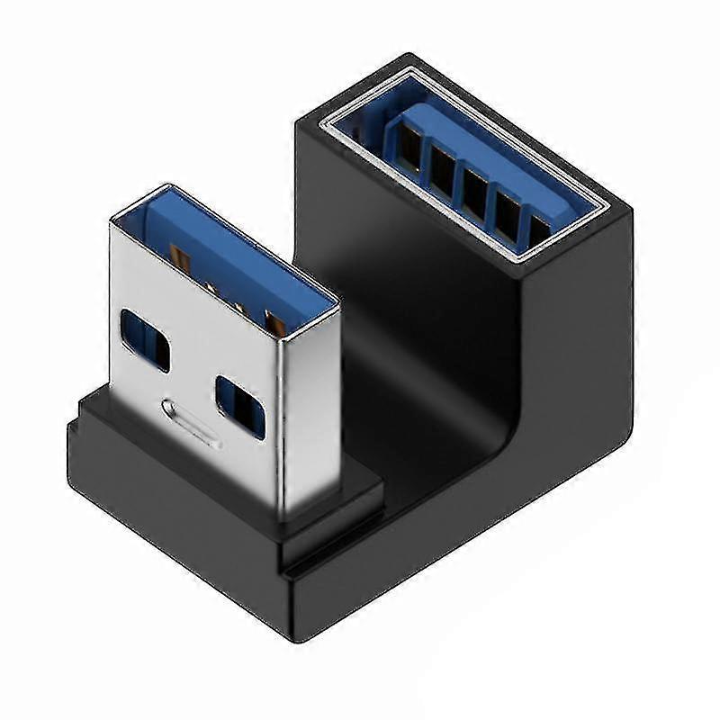 1pc Usb Adapter 90 Degree Right Angle Usb Female To Usb Male Adapter 10gbps Data Transfer Converter Coupler For Laptop Computer