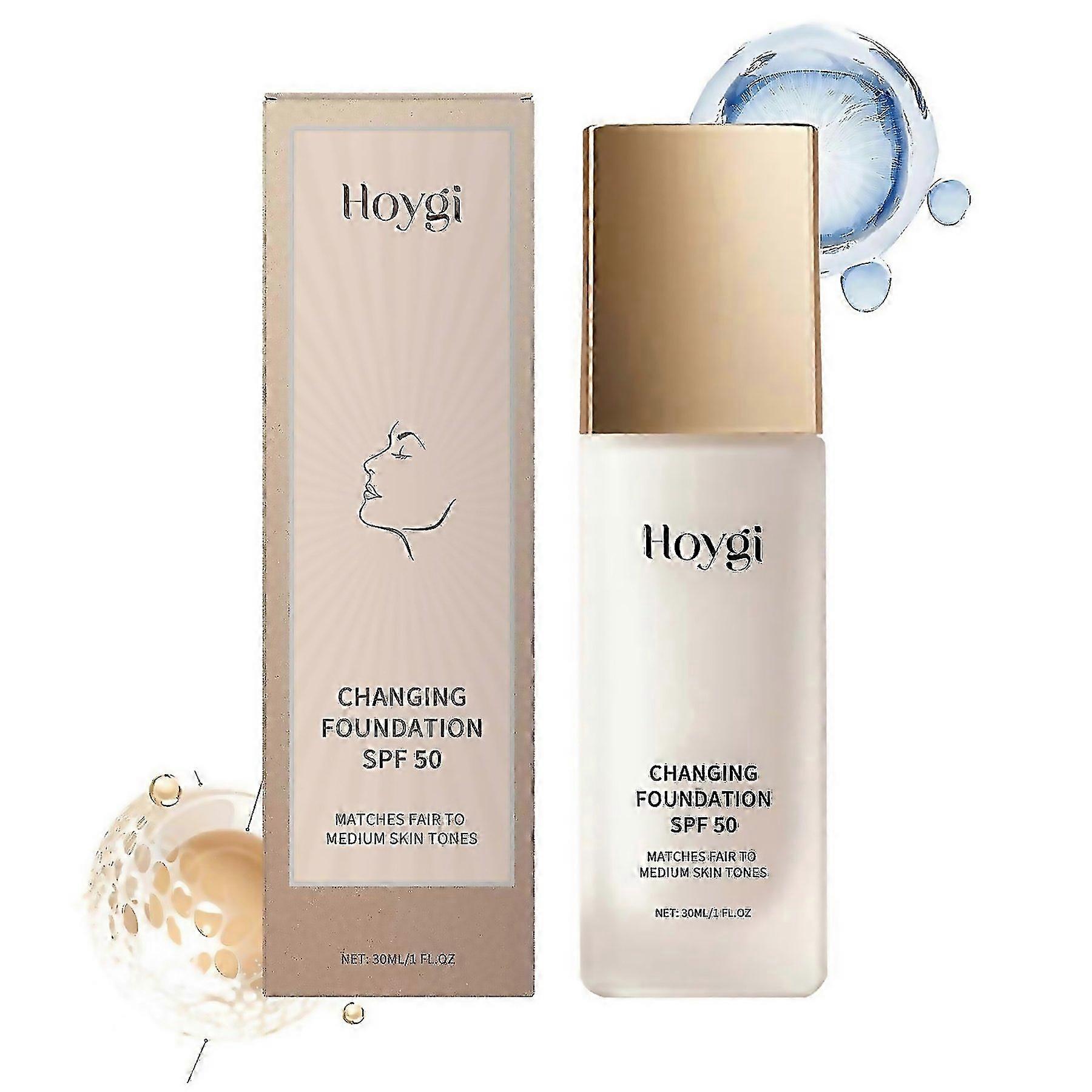 For Colorchanging Foundation Spf50 Magical Color Changing Foundation All Day Lightweight Flawless Wa