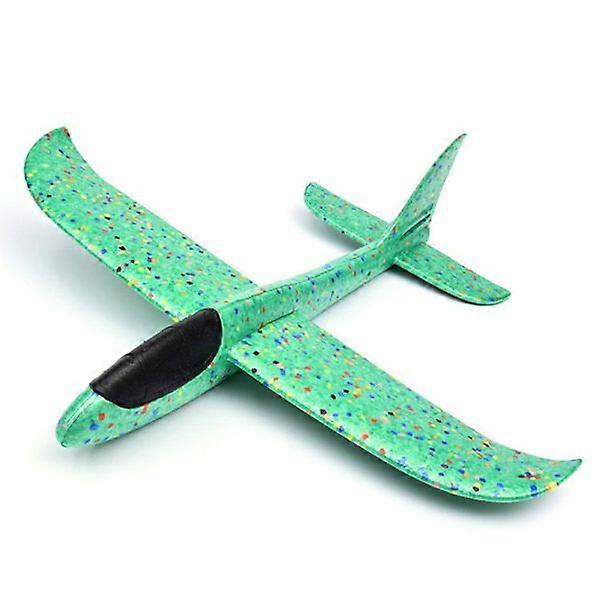 Foam Plane Glides Hand Toss Aircraft Light inertia Epp Bubble Green Without Light