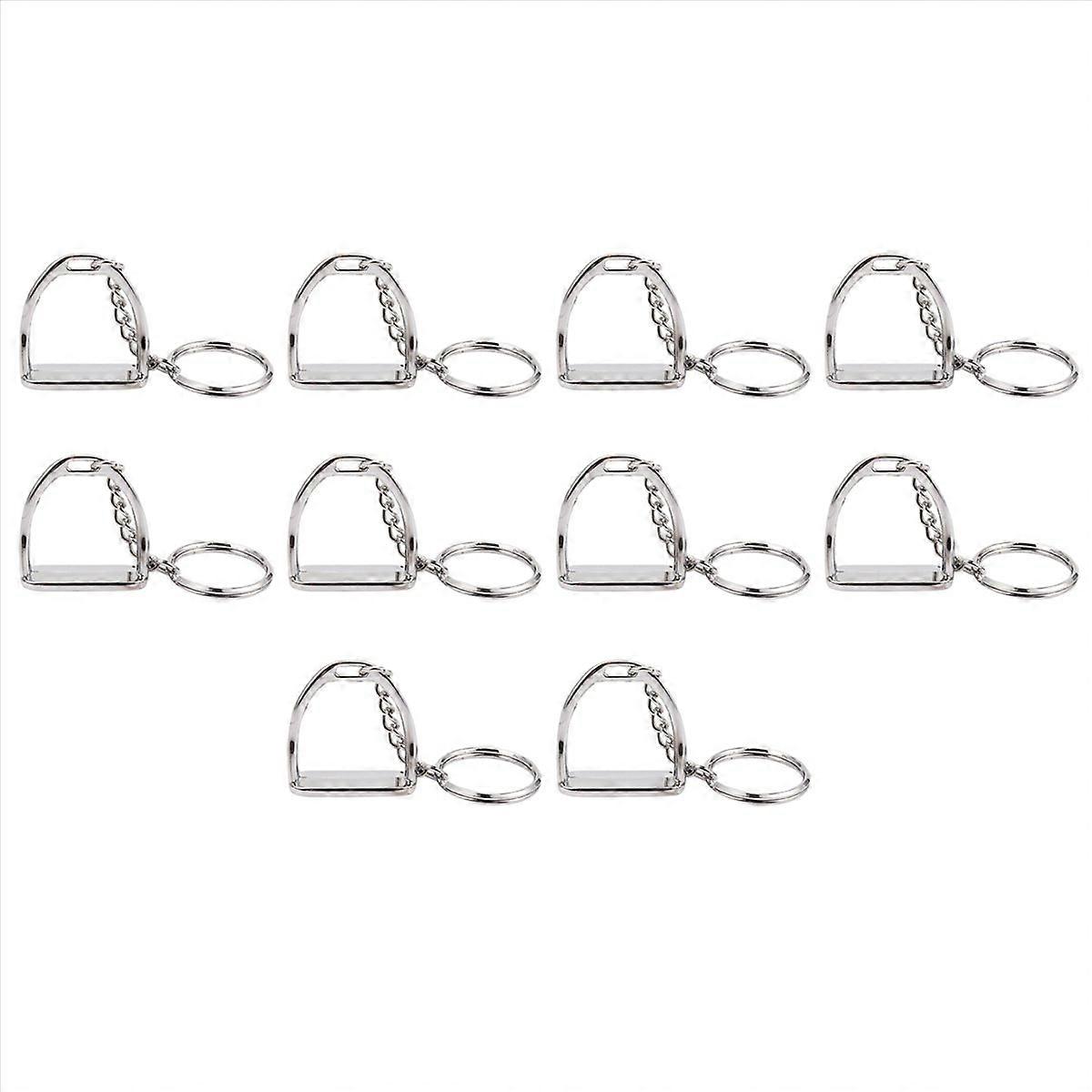 1Pcs Simple Elegant Design Western Stirrup Keychain