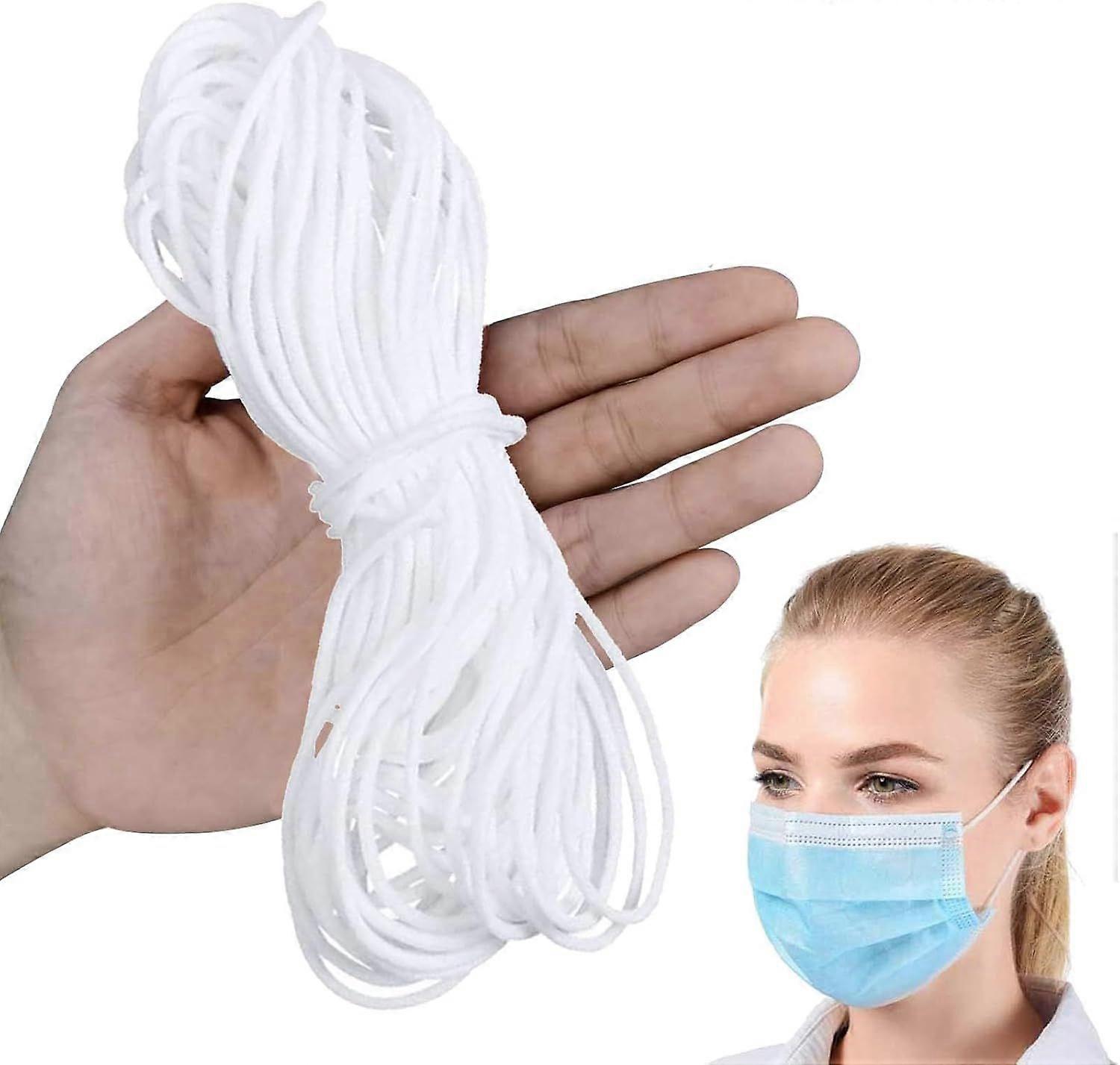 Elastic Bands for Sewing,100 Yard 1/8 inch Heavy Stretch Elastic String for