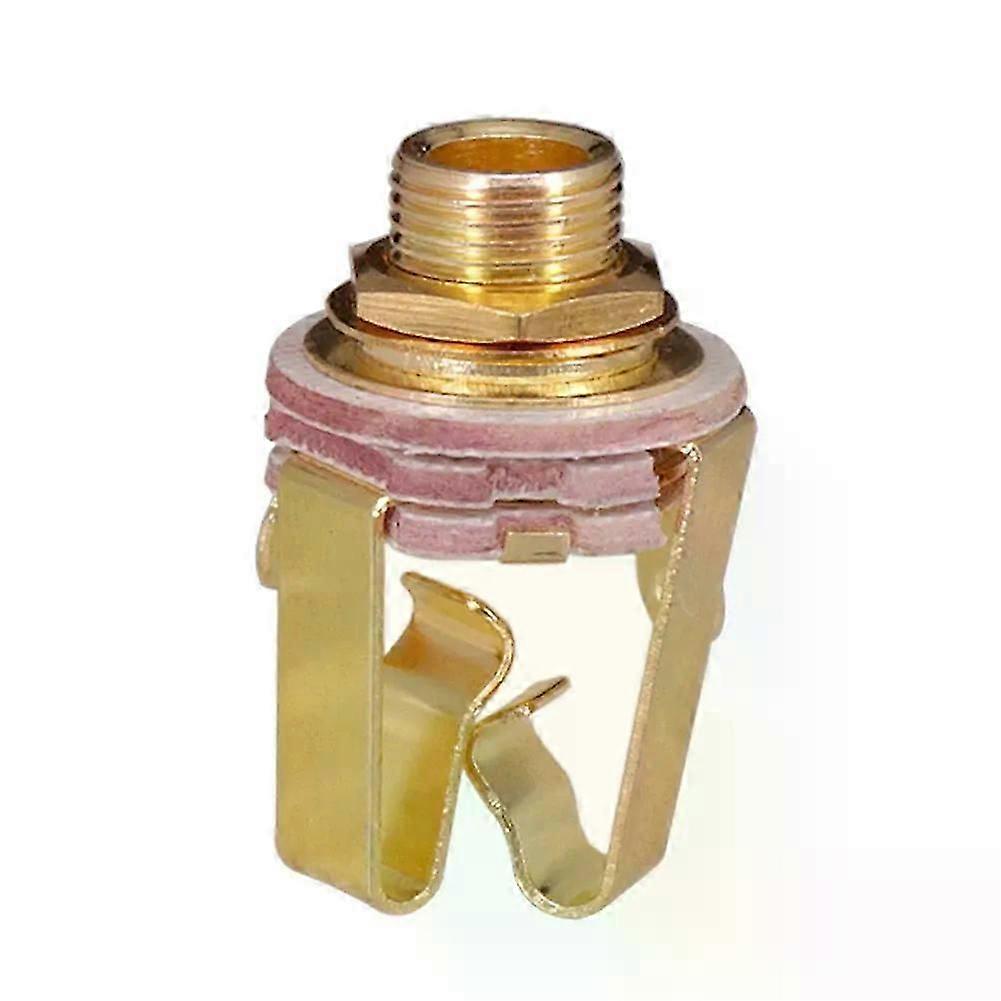 635mm 1/4 Electric Guitar Jacks 3 Pole Stereo Panel Mount Plug Sockets Connector Mono Input Jack Plug Socket