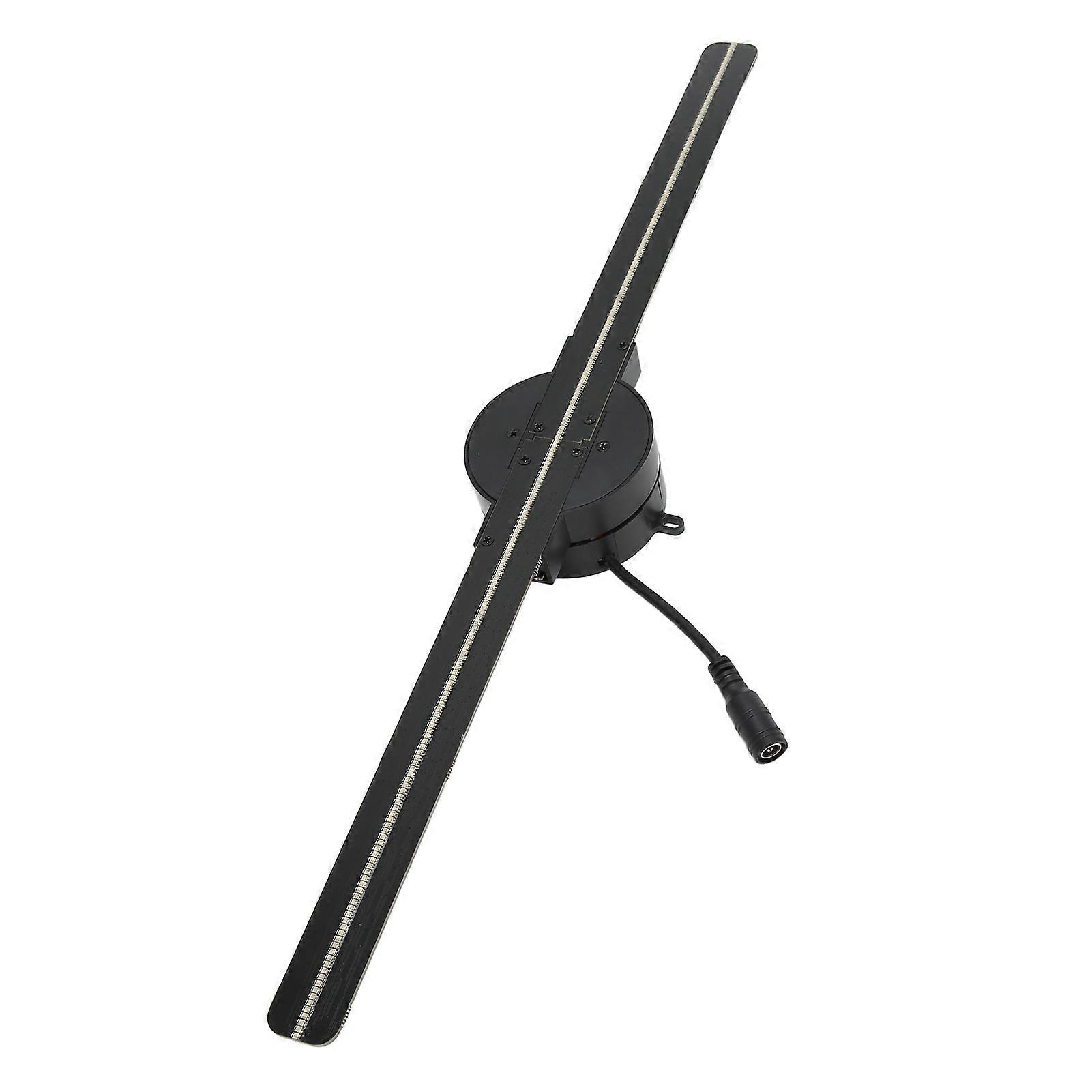 3D Hologram Fan 16.5in 2000x224 WiFi 3D Projector with 224 LED Light Beads for Business Store Advertising 100‑240V UK Plug 