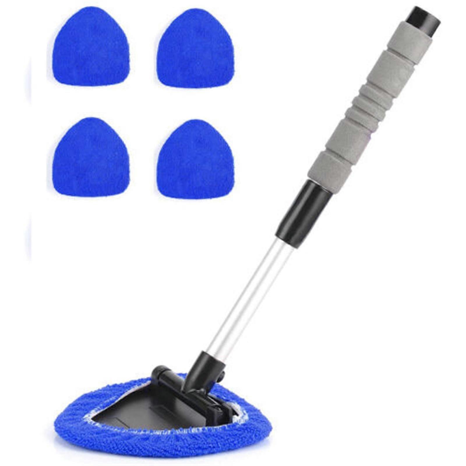 Utdragbar Vindruta Rengöring Verktygssats Bilfönster Glas Torkare Rengöringsmedel Borste