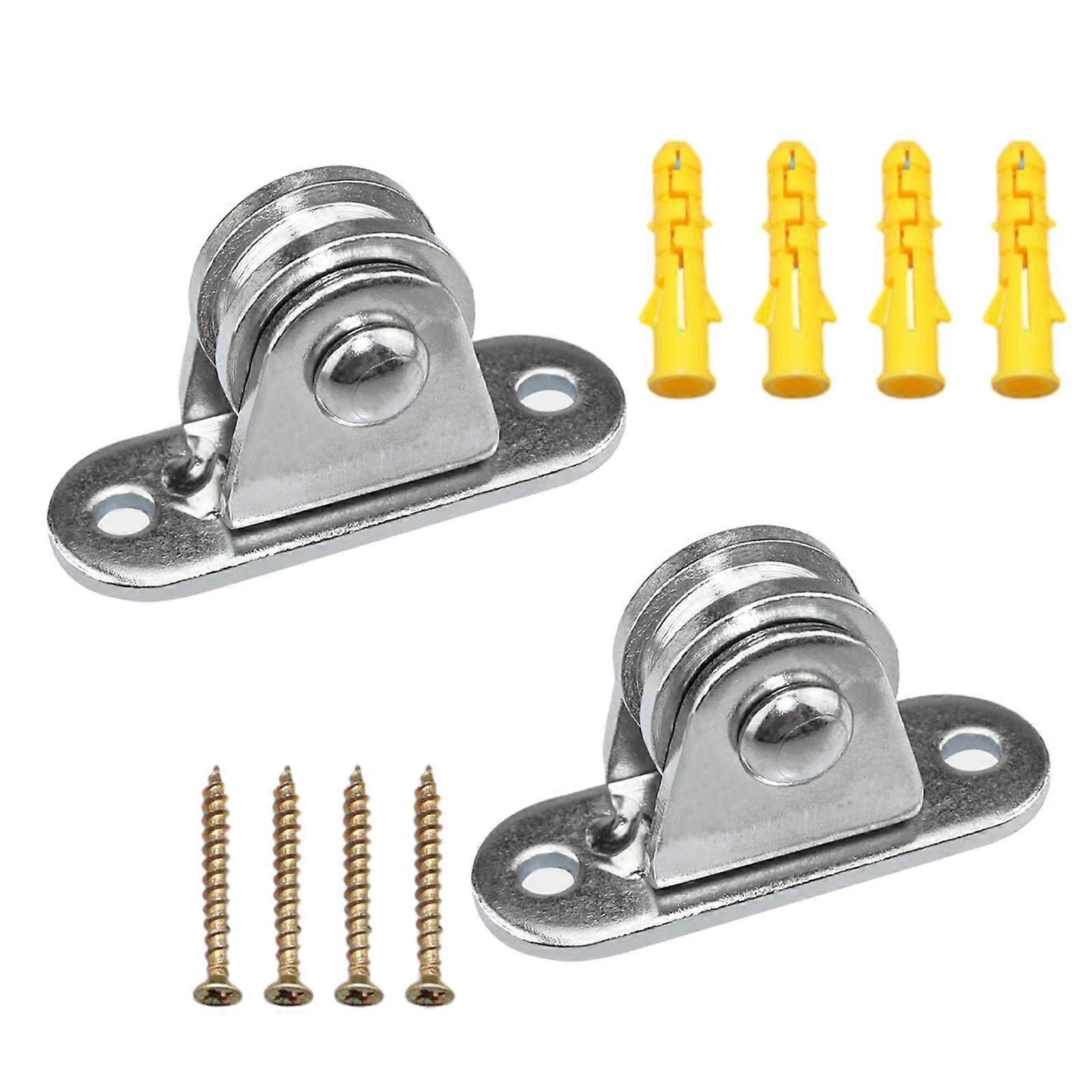 Stainless Steel Cable Pulley Set Smooth & Stable Operation Bearing Pulley Set Simple Installs Suitable for Heavy Loads Multicolor