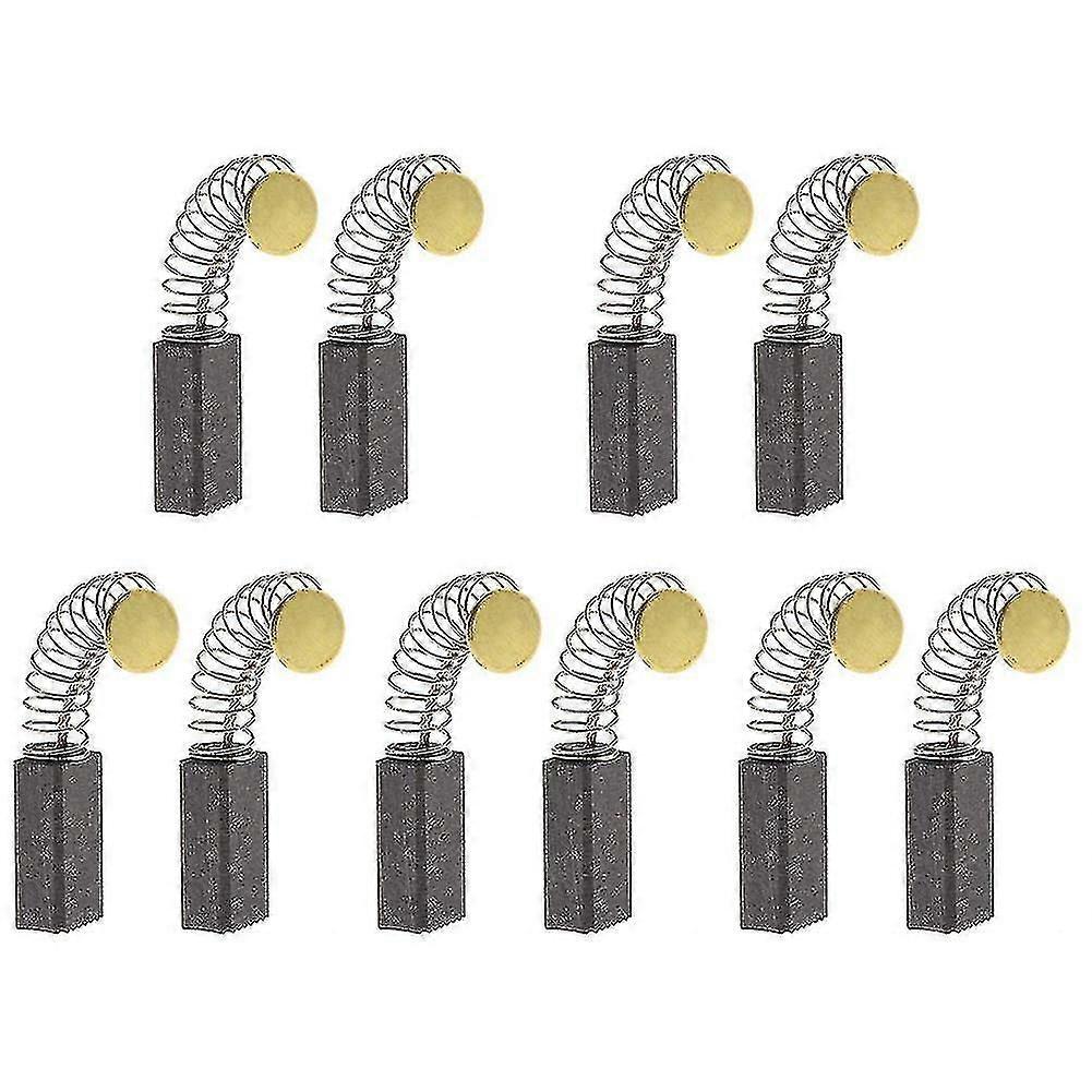 5 Pairs Motor Carbon Brushes 13mm X 8mm X 5mm Universal Power Tool Replacement Parts For Angle Grin (tangling)-YUHAO