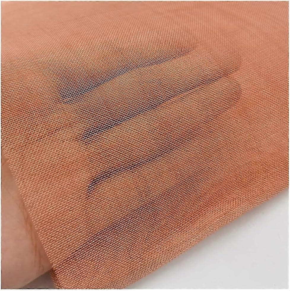 Copper Fine Wire Mesh 40 Mesh AntiStatic, HeatResistant Copper Mesh Screen 1x9m Red Copper For Cable Circuits Lab DIY