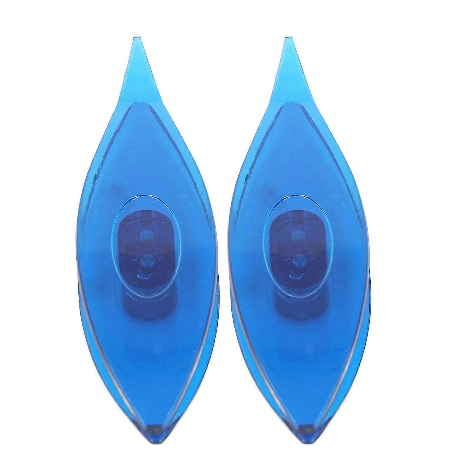 2 Pcs Tatting Shuttle Portable Reusable SKC Plastic Long Tatting Shuttle Knitting Tool Craft Sewing 
