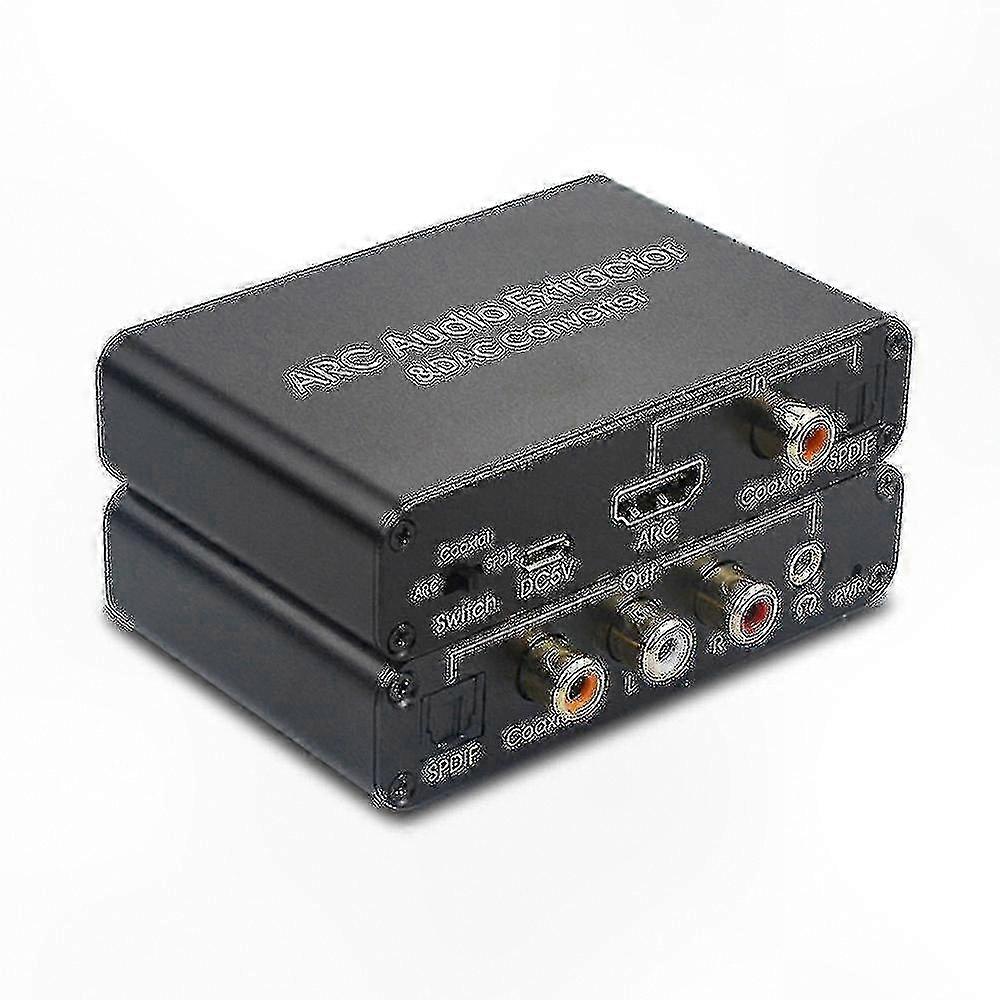 HDMI ARC to Analog o Converter with 192kHz DAC, Coaxial, RCA, 3.5mm Outputs