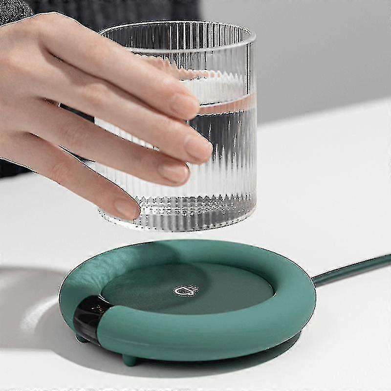 Elsavct Constant Temperature Coaster Bureau Smart Touch Chauffage Coaster Isolation Tasse à café Cou