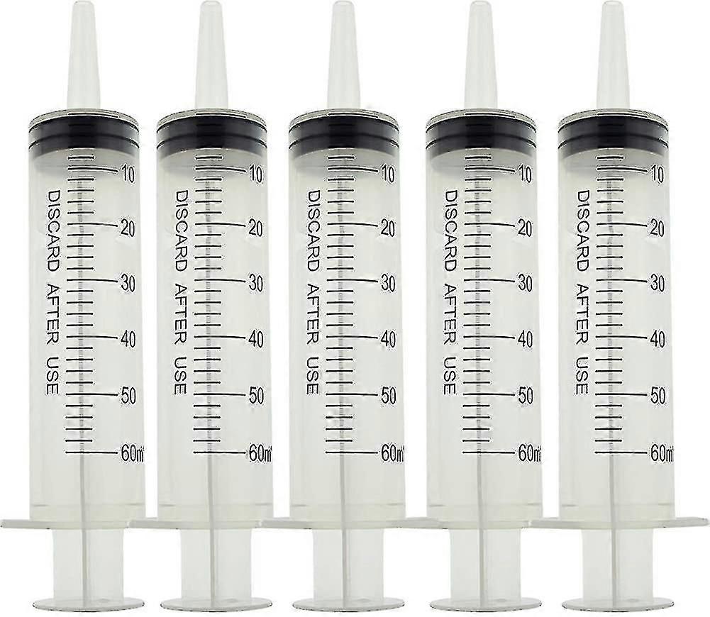 60ml Large Syringe, Reusable Plastic Syringe For Science Experiments
