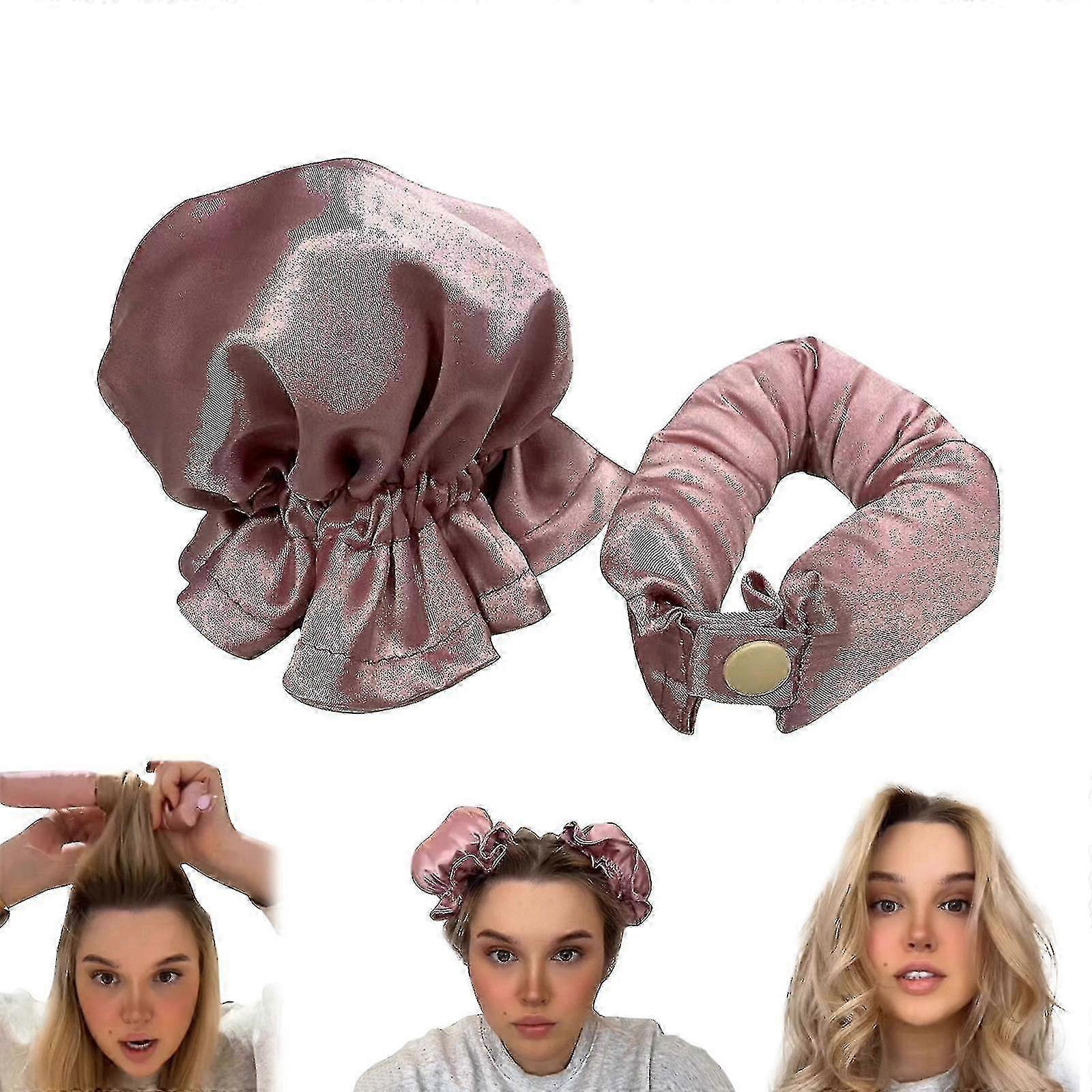 Heatless krulset met krulstok en hoes, slaaphaarartefact