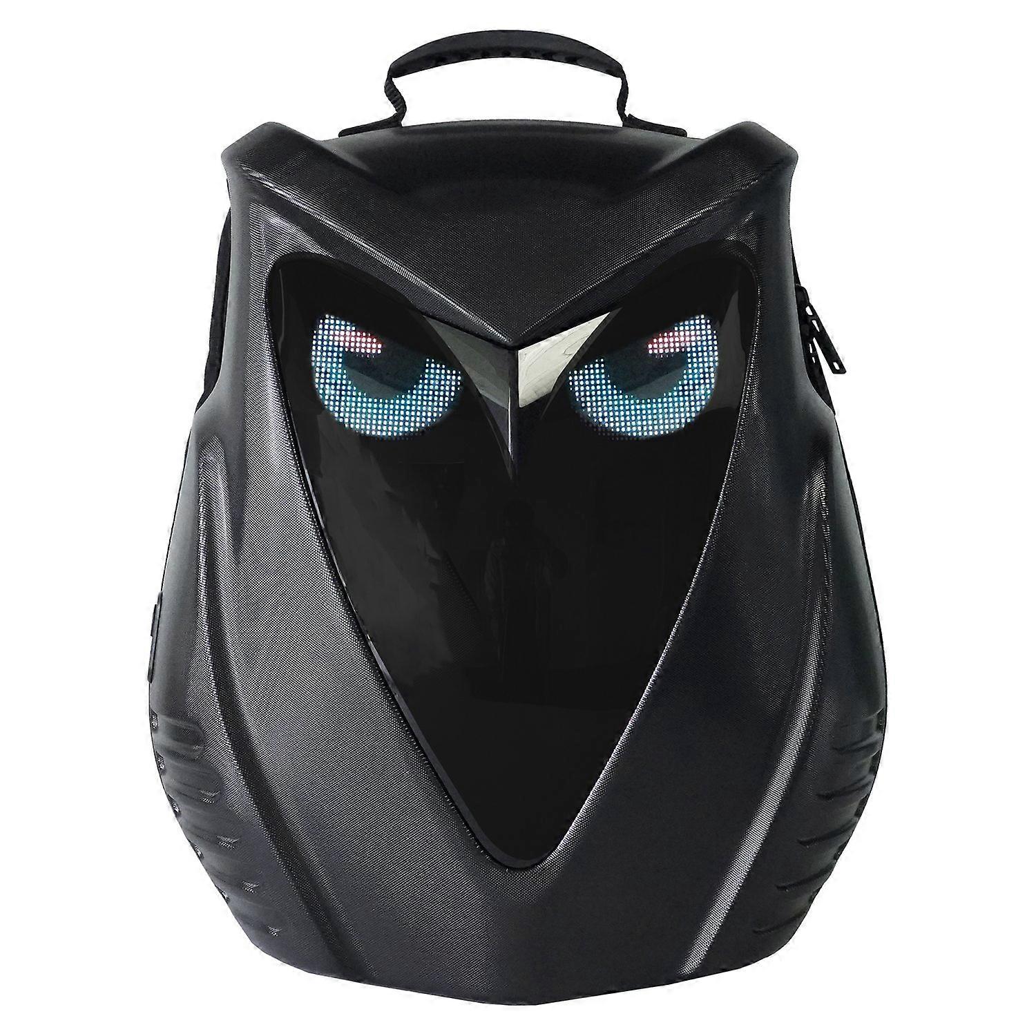 LED Backpack Programmable Color Laptop Portable Motorcycle Cycling Large Capacity Water Proof Hard C