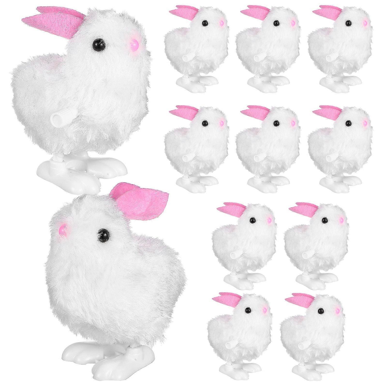 Party Clockwork Toys Rabbit Wind-Up Toy for Decorating 12Pcs