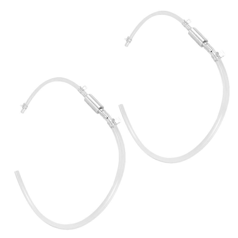 Two Pieces Brake Bleeder Hose Kit with One Way Valve for Motorcycle