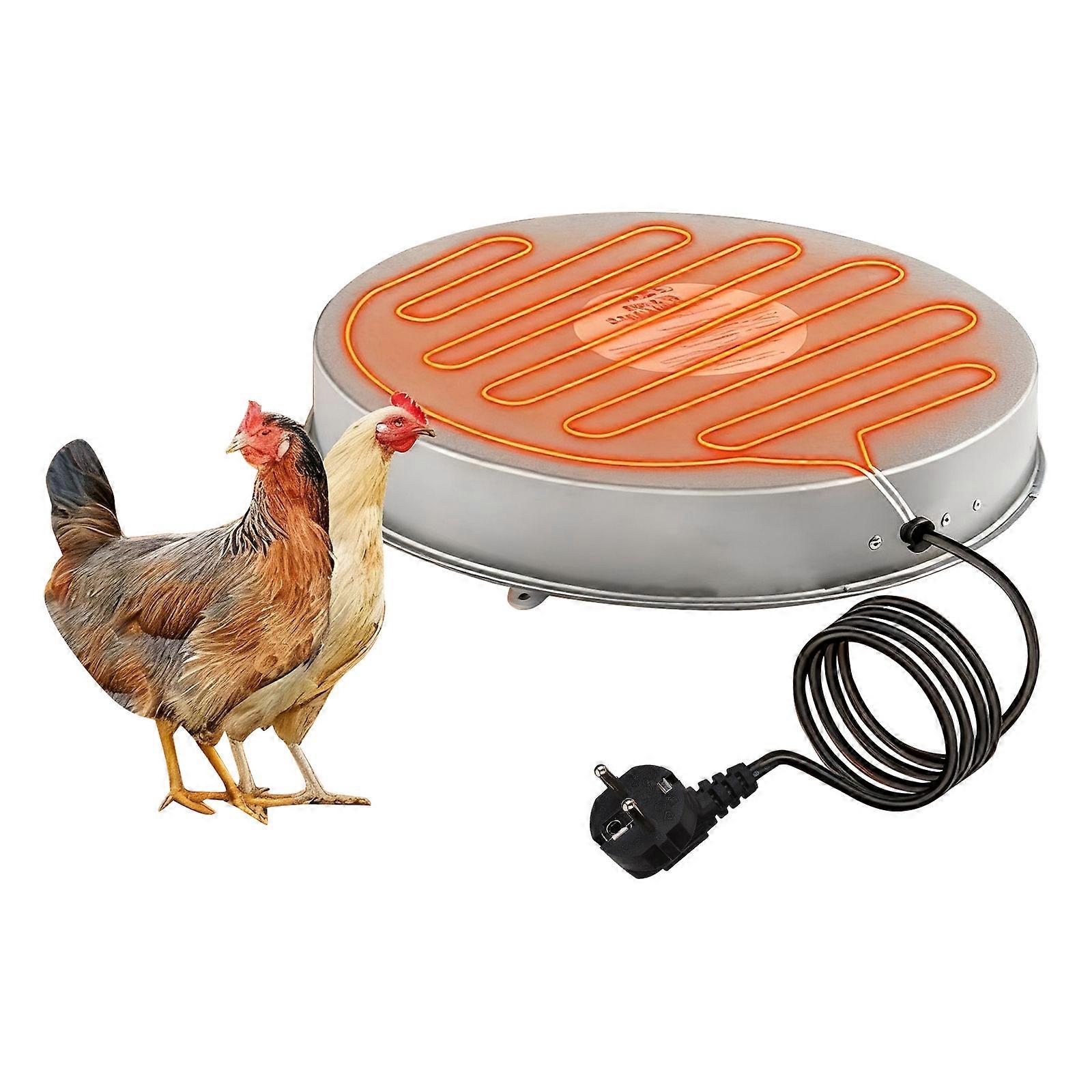 Efficient Metal Poultry Waterer Heater Automatic Temperature Adjustment For Cold Weather Use Multicolor