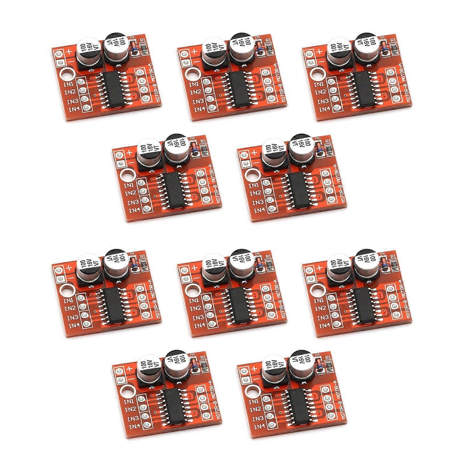 Compactly 2 Channel Power Motor Driver Module with H Bridge Circuit and Direction Control Pin for Electronic Projects Multicolor