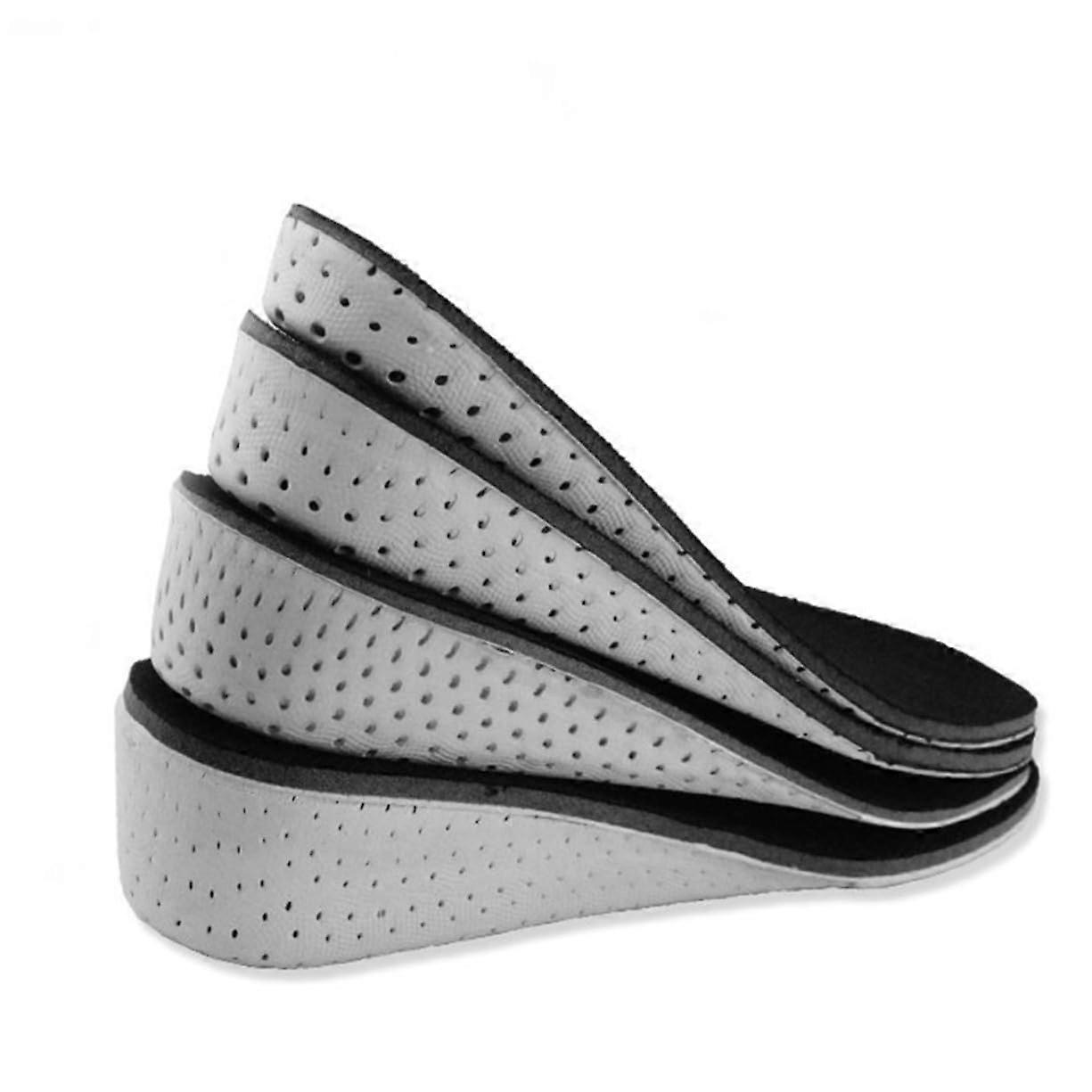Height Increasing Insoles, Comfortable EVA Anti-Slip Shoe Inserts, Discreet Elevation Solution