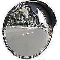 مرآة المرور 30 سم ، المهنية ، مانعة لتسرب الماء ، الثقيلة ، داخلية وخارجية ، أسود