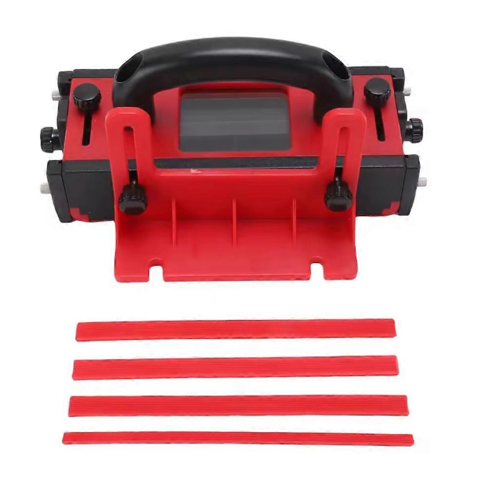 Router Table Push Block with 4 Non Slip Strips Window Safe Cutting Woodworking Push Block for Band Saw Jointer