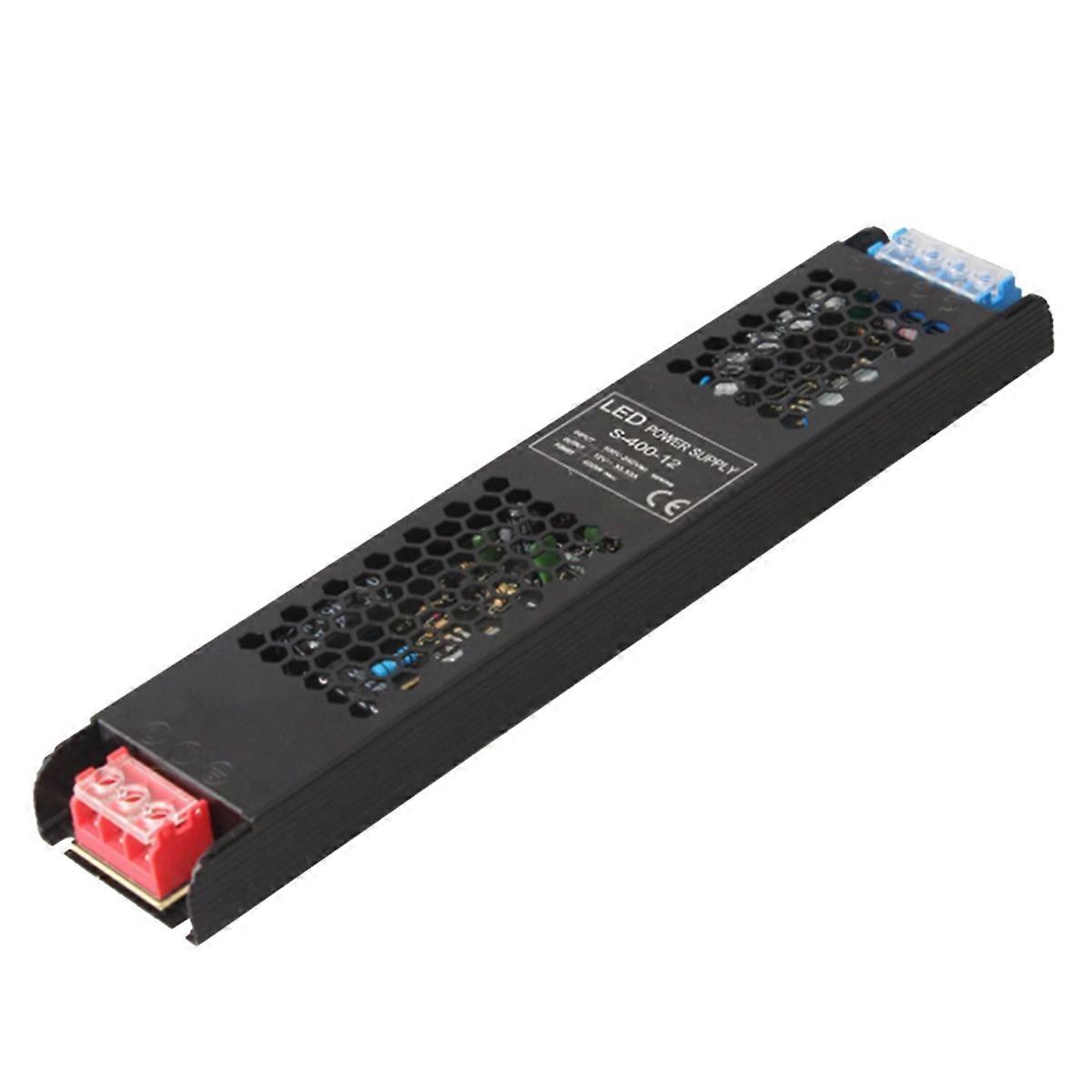 Constant Voltage Power Supply 400W Thin Driver for LED Strips DC 12V Lighting