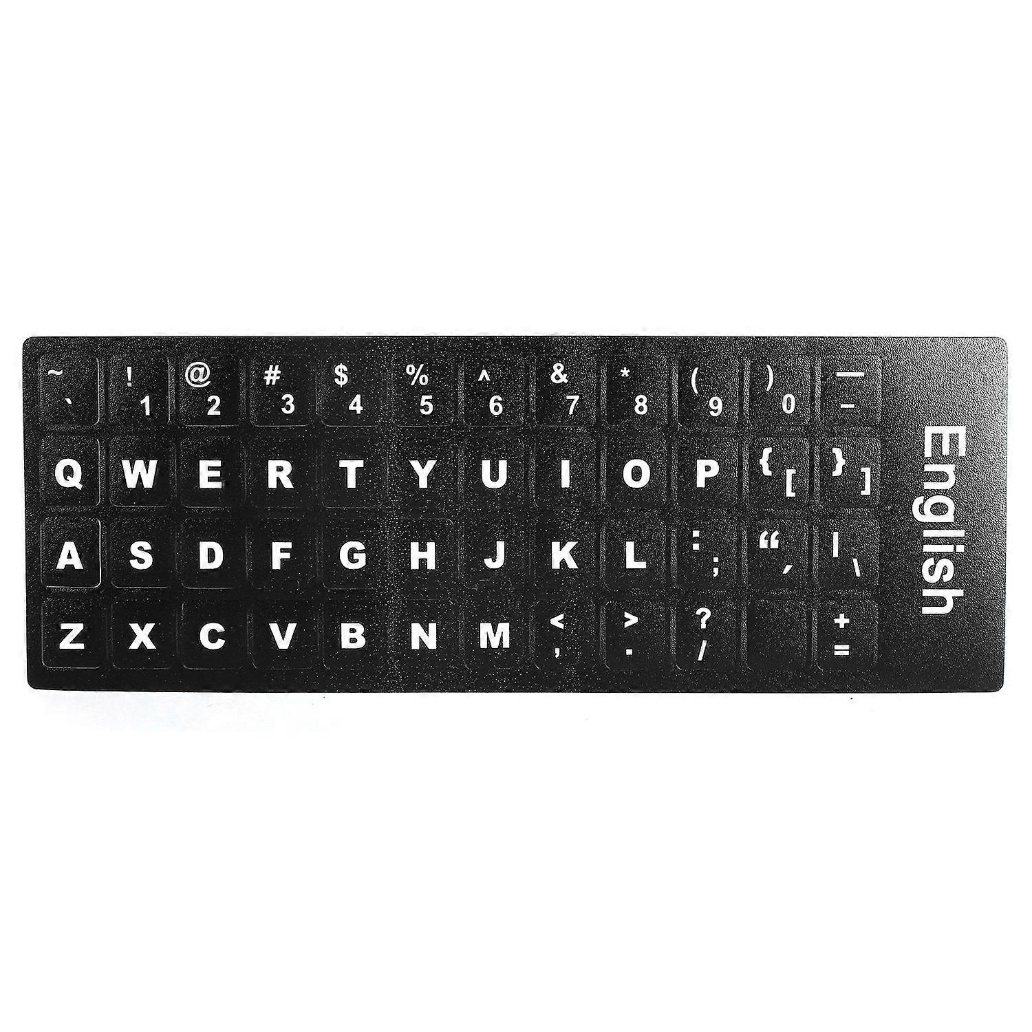 English Keyboard Sticker Replacement Keyboard Sticker for Desktop PC Laptop Accessory