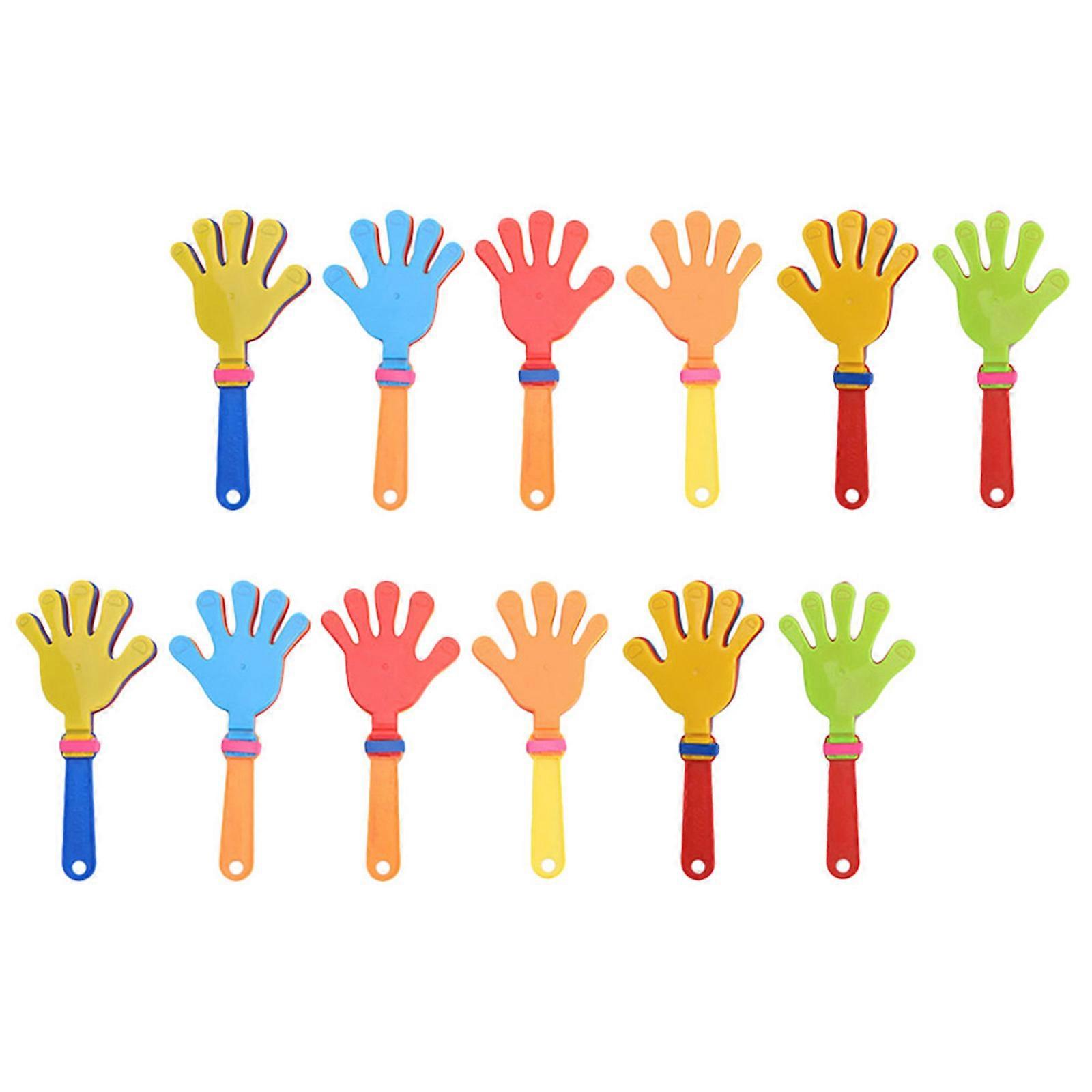 25 قطع حزب اليد المصفقين صناع الضوضاء لعب اليد المصفقين يهتف الدعائم اليد المصفقين