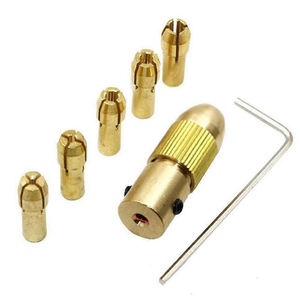 0.5-3mm Fixture Table Clamp Motor Shaft Mini Copper Tool Fixing Device Nozzle Drill Chuck Set Micro