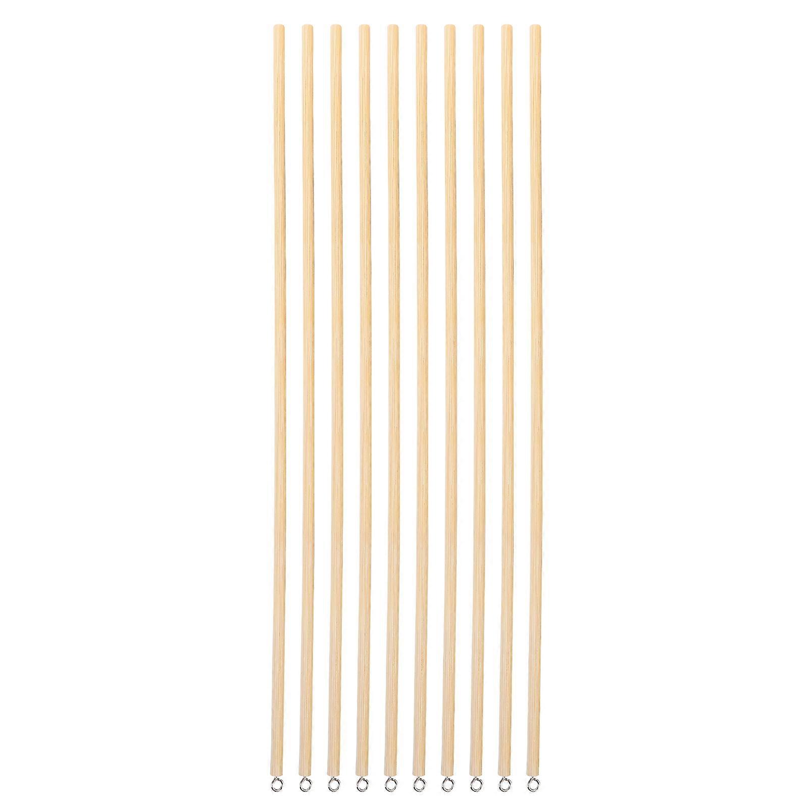 Chinese Shadow Puppet Materials Wooden Rods for DIY 10Pcs Control Sticks