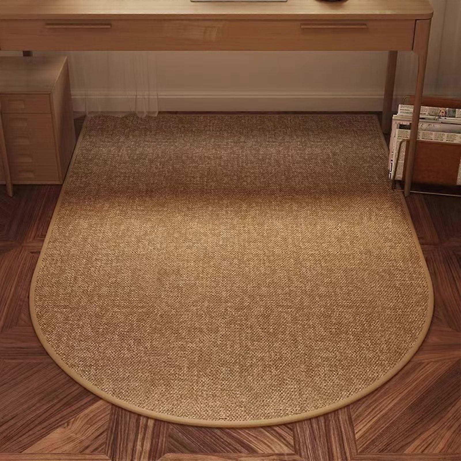 Office Chair Mat for Hardwood Floors, Arched Computer Gaming Floor Protector Rug 100x160CM C C