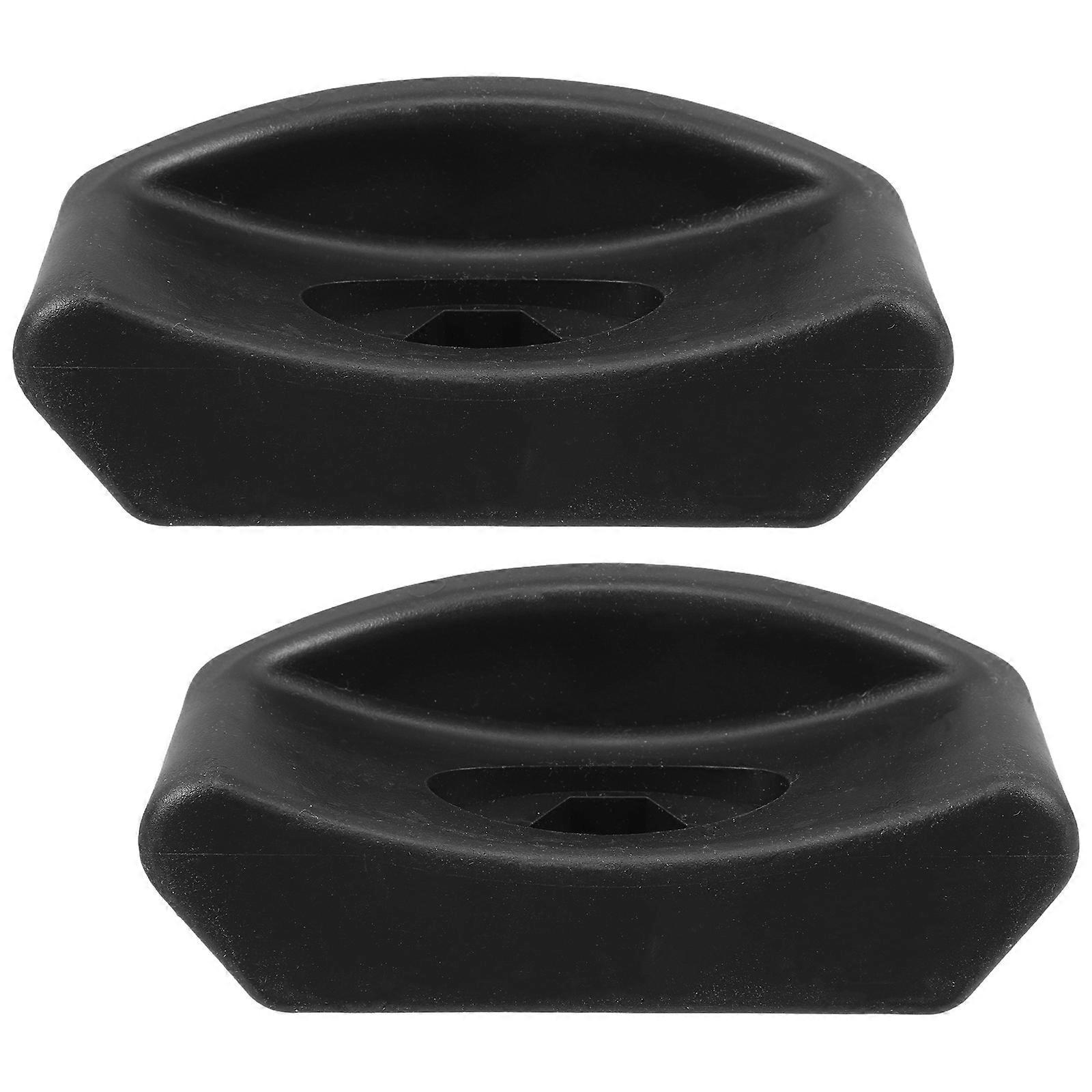 2PCS Dumbbell Rack Saddles Multifunctional Fitness Rack Saddles Dumbbell Attachment Barbell Holder Dumbbell Rack Attachment for Home Gym Storage