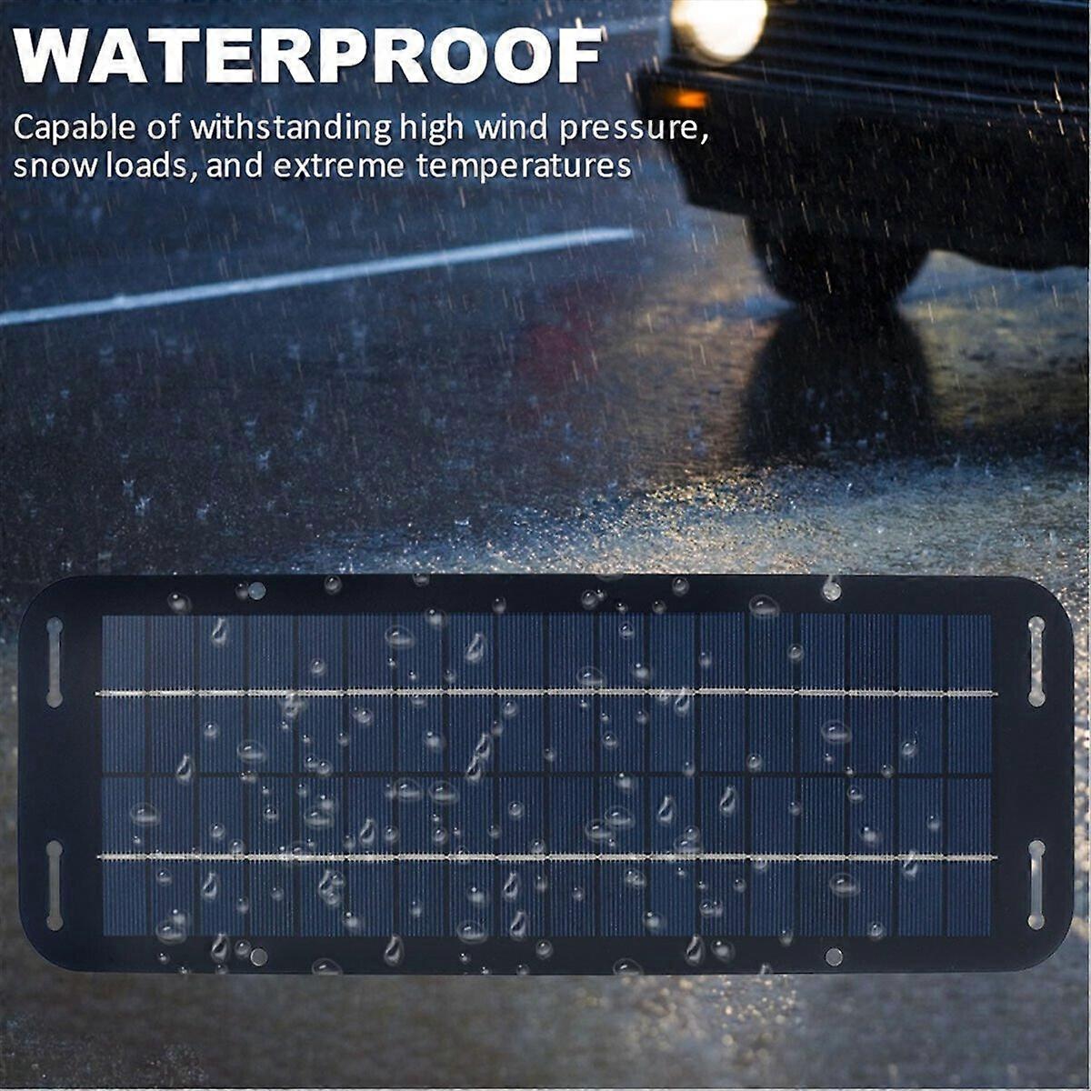 10W Solar Panel Kit 12V Waterproof Solar Trickle Charger