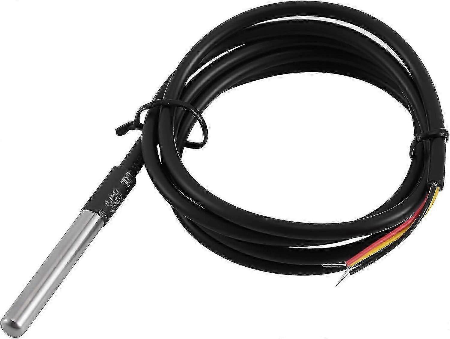 2PCS Waterproof DS18B20 Temperature Probe Sensor Stainless Steel for Accurate Measurements