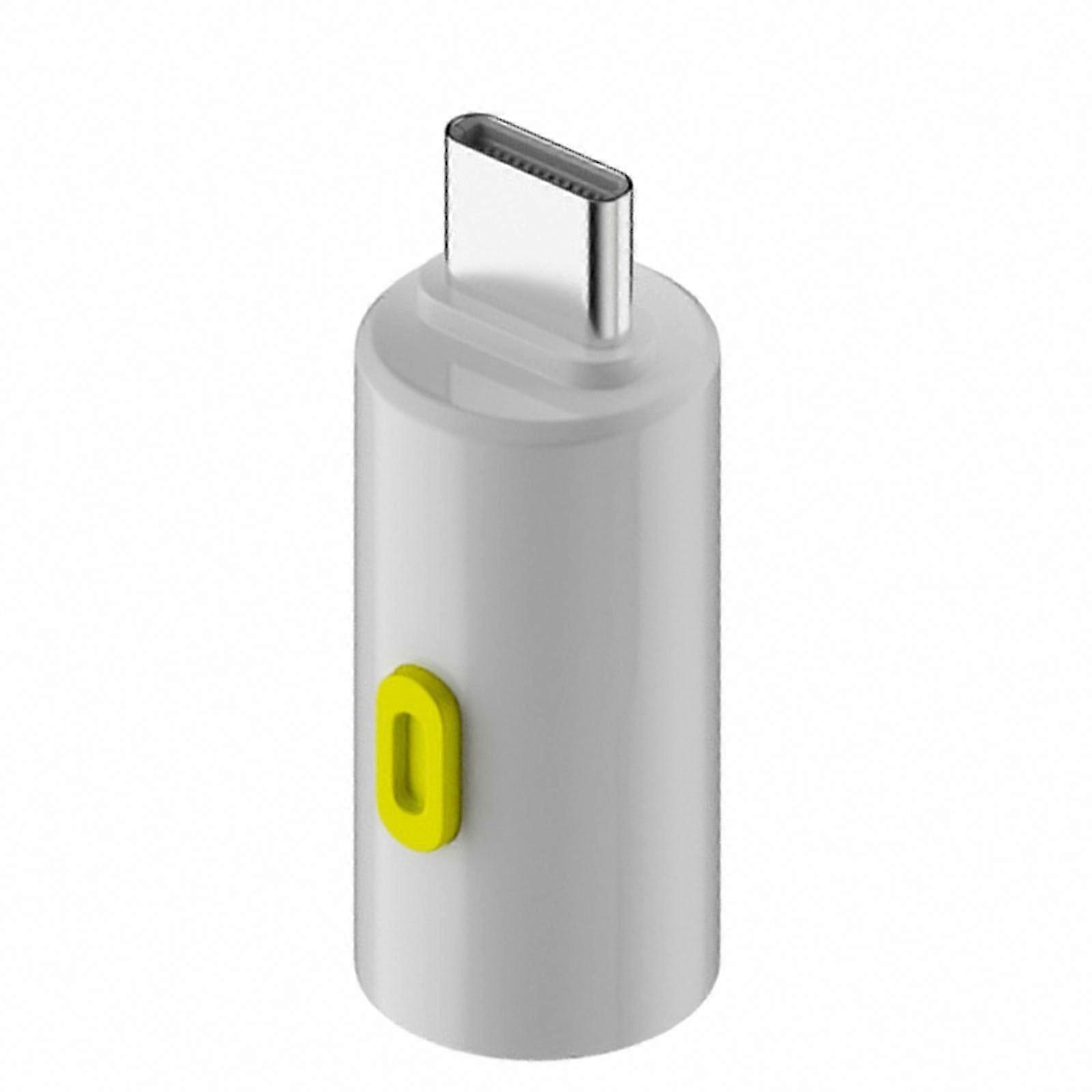 Compact USB-C Flashlight, No Battery Needed, High Brightness LED Torch for Laptops, Emergency & Outdoor Use, Yellow