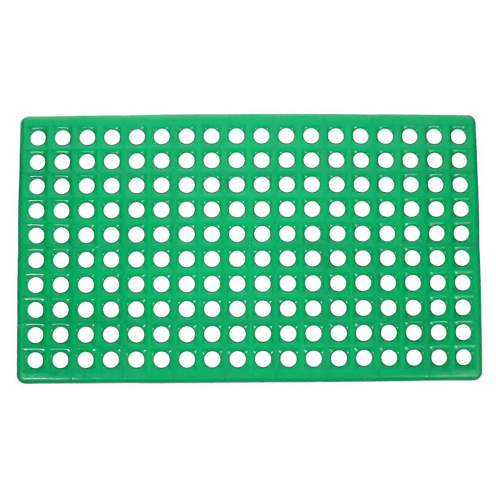 Rabbit Cage Mat 4Pcs For Indoor Use Prevent Rabbit Claws From Getting Stuck Rectangular Black Plastic Easy Cleaning